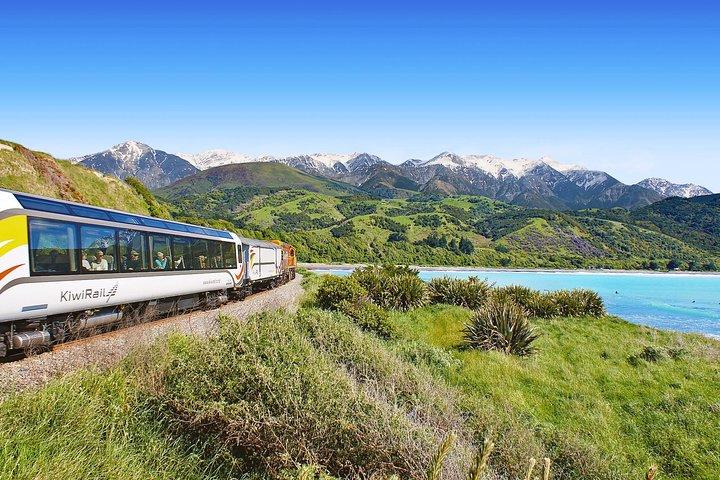 Viaje en tren por la costa del Pacífico de Christchurch a Picton