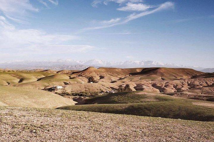 Excursión de un día al desierto de Agafay y las montañas del Atlas desde Marrakech