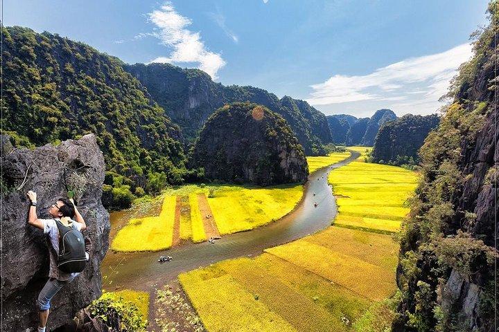 Trang An Bich Dong Pagoda Deluxe dagtour vertrekt vanuit de oude wijk van Hanoi