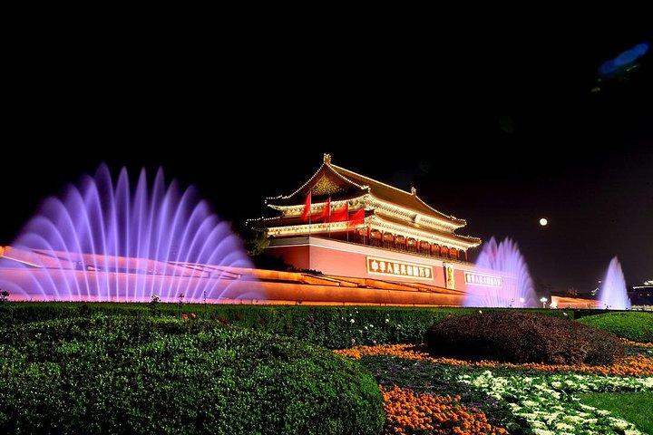 Tour notturno privato di Pechino con autista parlante inglese