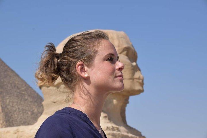 4 timers privat tur i Giza-pyramiderne, sfinx med frokost, kameltur