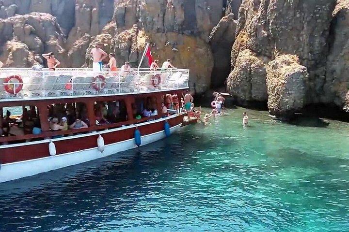 Excursion d'une journée complète en bateau Marmaris avec transferts