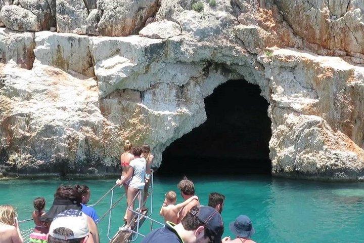 Excursion d'une journée complète en bateau Marmaris avec transferts