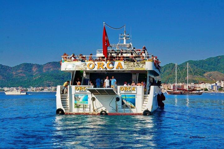 Croisière Dalyan : Plage d'Iztuzu, croisière fluviale et bain de boue au départ de Marmaris et Icmeler
