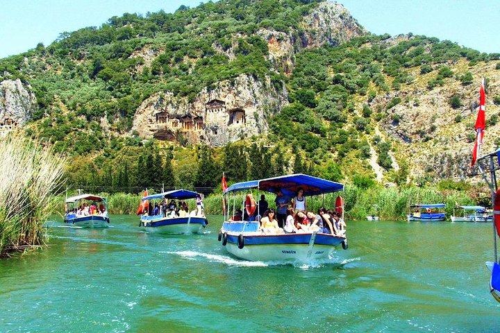 Klassische Dalyan Flusskreuzfahrt, Felsengräber, Schlammbad & Iztuzu Beach