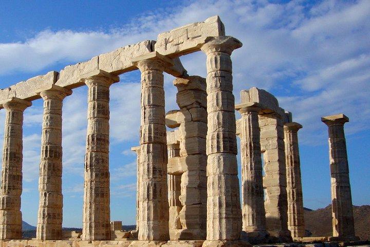 Cape Sounio Temple de Poséidon et Natation Journée complète Visite privée