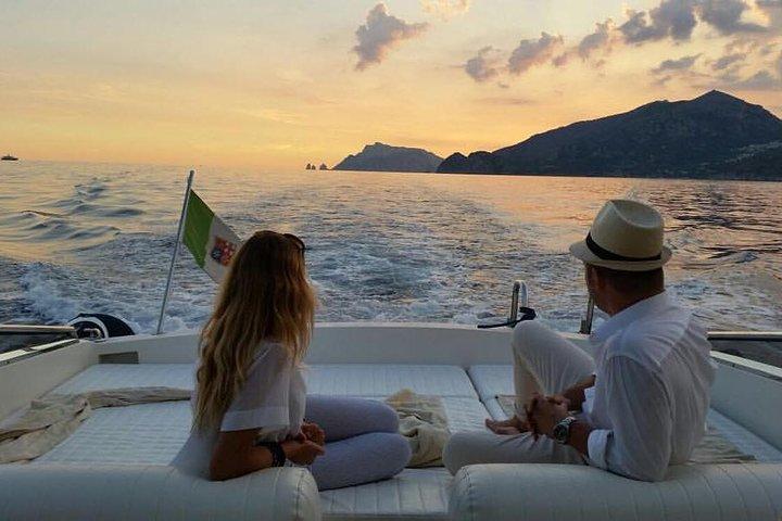 Cruzeiro de pôr do sol a partir de Positano, Praiano, Amalfi, Minori ou Maiori