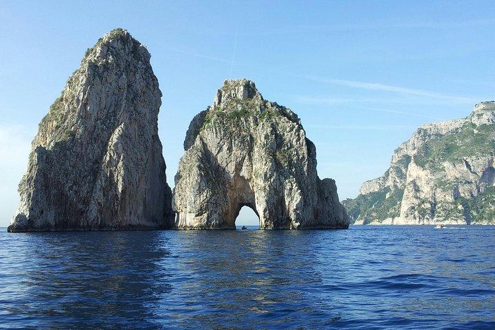 Passeio de barco privado de Positano, Praiano ou Amalfi
