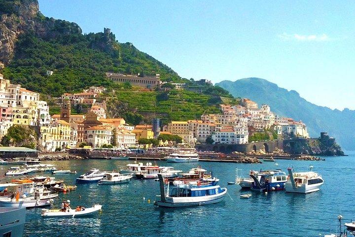Full-Day Small Group Pompeii og Amalfi Coast Tour fra Rom