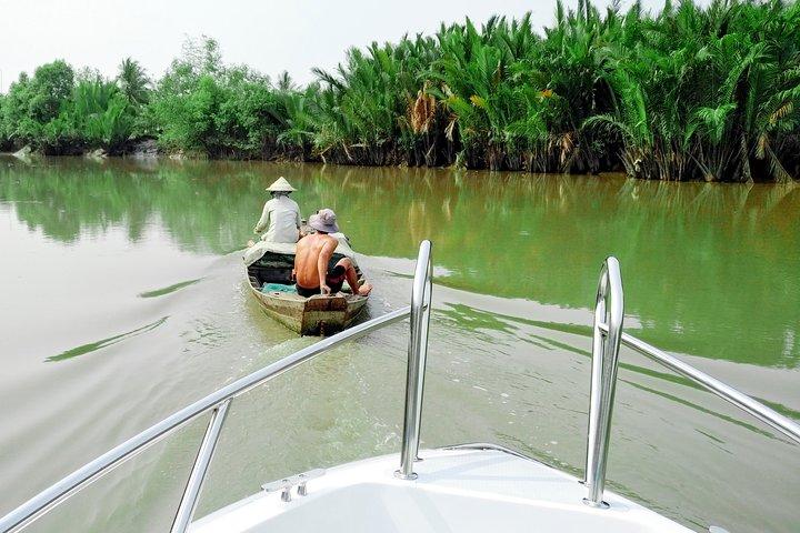 Mezza giornata del delta del Mekong in motoscafo e tempo libero