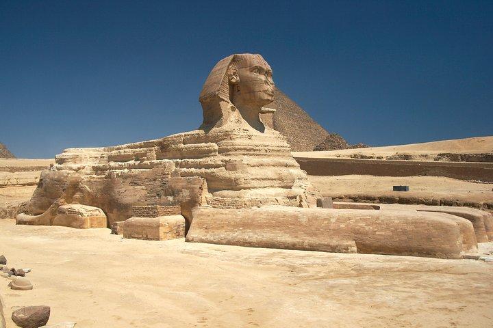 Uppehållstur till Giza-pyramiderna, Sphinx & Bazaar inklusive lunch
