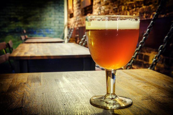 Belgische bierproeverij in Brussel