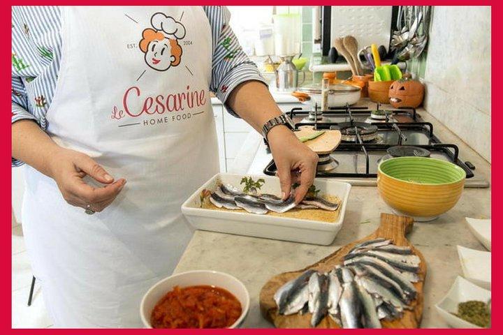 Cesarine: kookcursus thuis en maaltijd met een local in Palermo