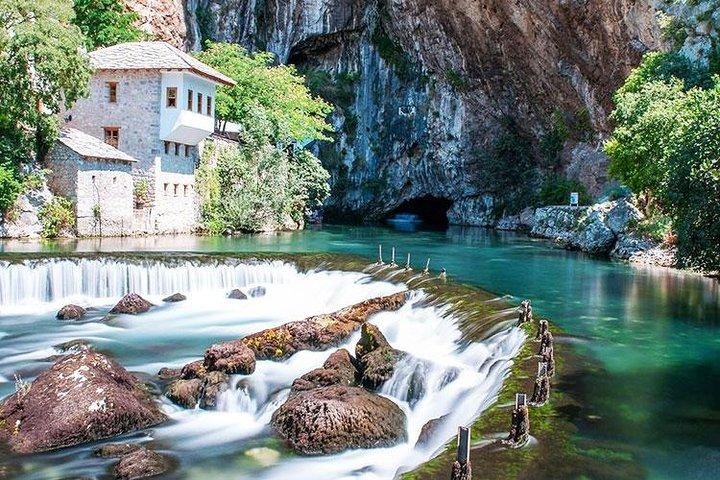 Tour privato di un giorno alle cascate di Mostar e Kravice da Dubrovnik