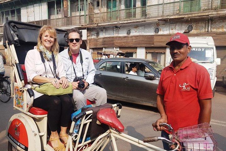Tour de riquixá de luxo de Old Delhi