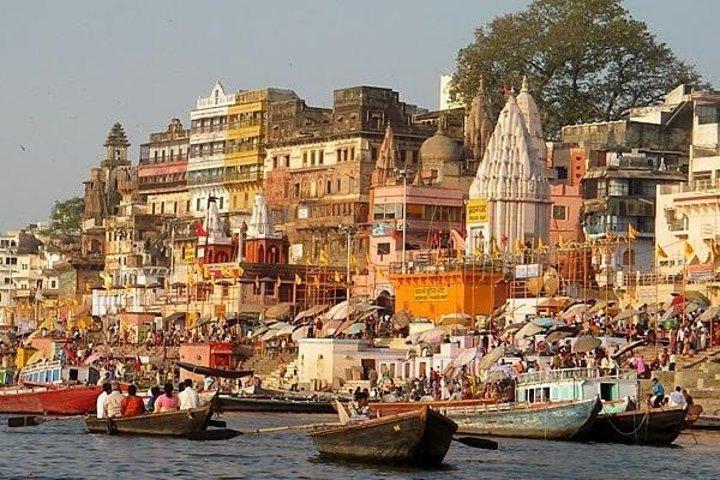 Insight Varanasi : Eendaagse tour met Sarnath, boottocht & Aarti