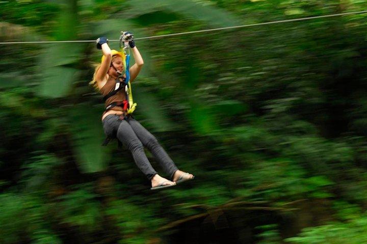 Stand Up Paddle Board eller Kajak og Extreme Zipline Adventure fra Panajachel