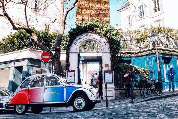 Klassieke tour van Parijs in 2CV