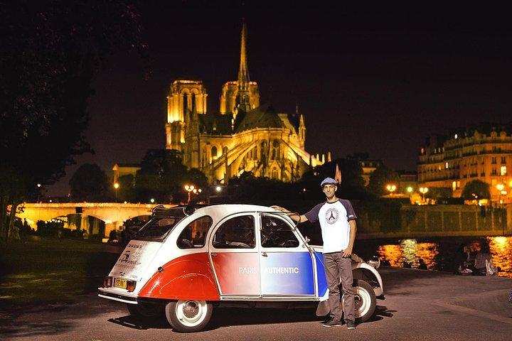 Paris og Montmartre 2CV Tour by Night med Champagne