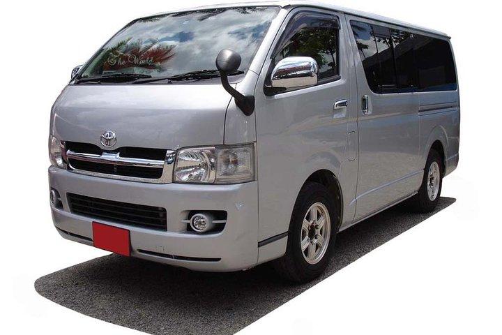 Trasferimento privato da Nuwara Eliya a Yala da un minivan con aria condizionata