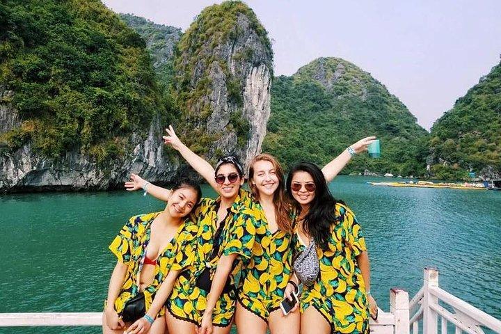 Top 1 Ha Long-Lan Ha Bay Luxe 5 étoiles Croisières & Balcon Cabane