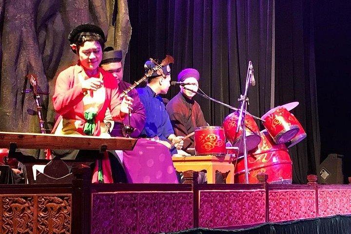 Evening Cyclo Tour - Water Puppet Show - Local Noodle Bowl
