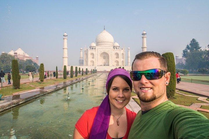 Viagem privada ao Taj Mahal de Delhi com bilhetes Skip The Line