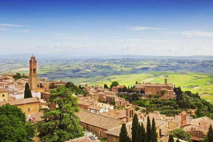 Privétour: Orcia Valley naar Montalcino en Montepulciano met Brunello Wine Tasting