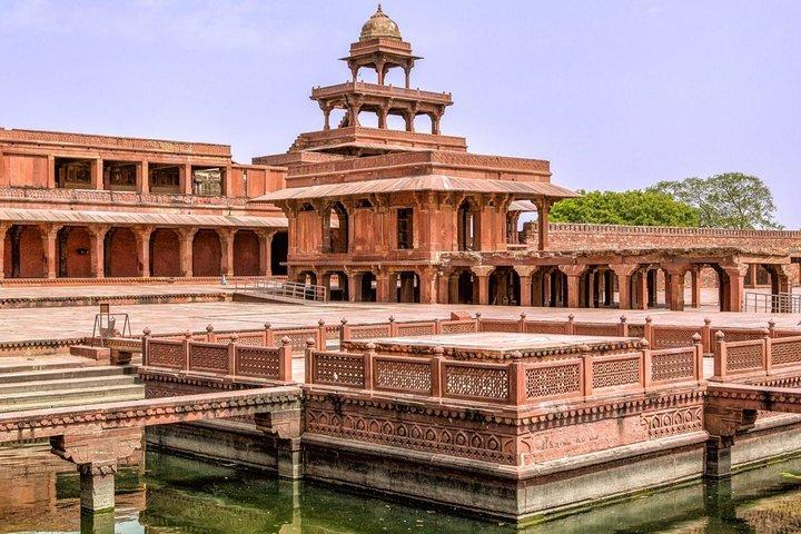 Taj Mahal, Agra Fort und Fatehpur Sikri mit dem Privatfahrzeug