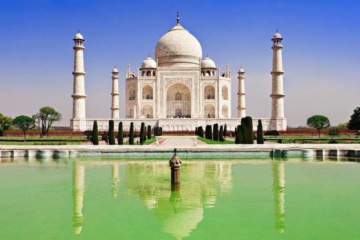 Tour privado: Taj Mahal Sunrise and Sunset Tour