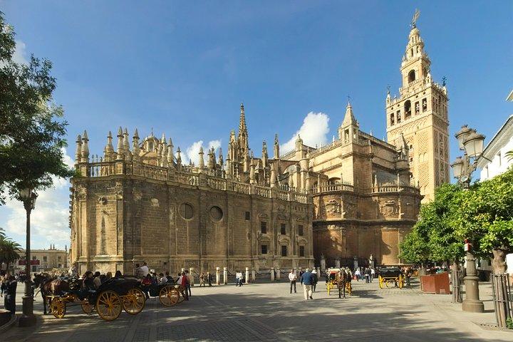 Tour privato di 12 ore a Siviglia da Malaga con prelievo dall'hotel