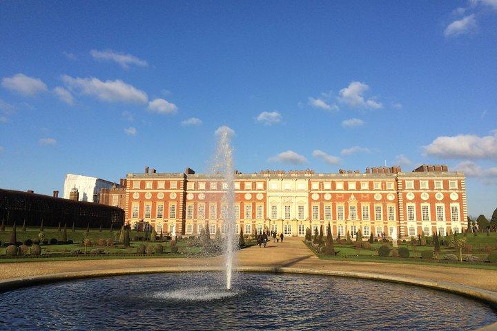 Visite privée d'une journée complète du château de Windsor et du palais de justice de Hampton depuis Londres