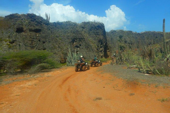キュラソーの半日または終日 ATV ウエスト アドベンチャー ツアー