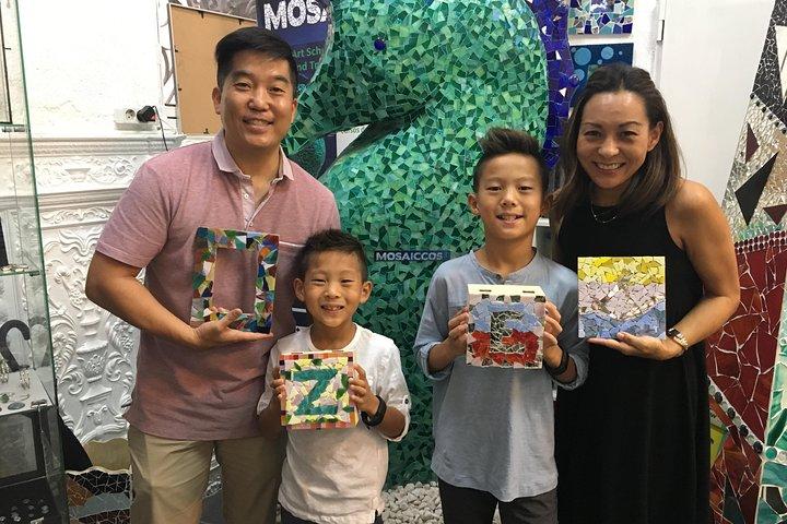 Erbjudande: Be Gaudí mosaikklass Barcelona för familjer (max 4 personer)