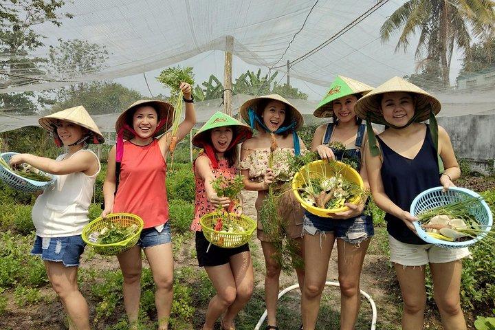 Aula de culinária saudável da fazenda à mesa na cidade de Ho Chi Minh