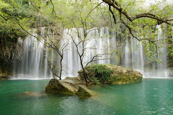 Excursión de un día a las cataratas de Kursunlu, Aspendos y antiguas ruinas de Side from Alanya