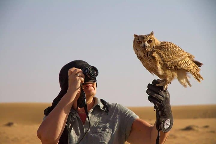 Falcon 1—Private Dubai Falconry Safari