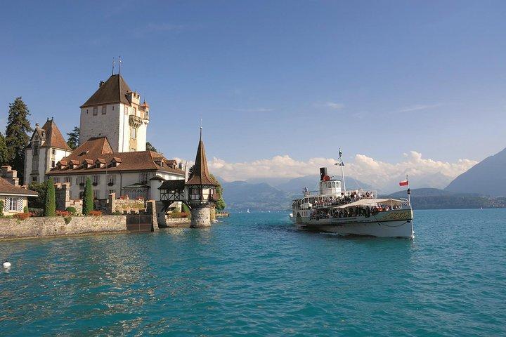 ミラノ発インターラーケンとスイスアルプスのグリーントレイン日帰り旅行