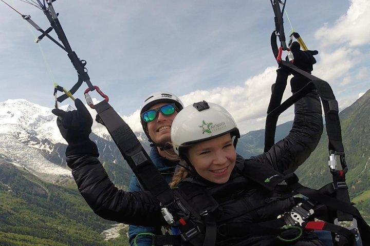 Vuelo en tándem en parapente sobre Chamonix - Desde Plan de L'Aiguille