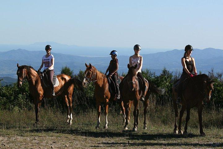 Balade à cheval d’une demi-journée en Toscane