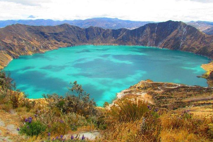 Quilotoa-Lagune und indianische Märkte an einem Tag ab Quito