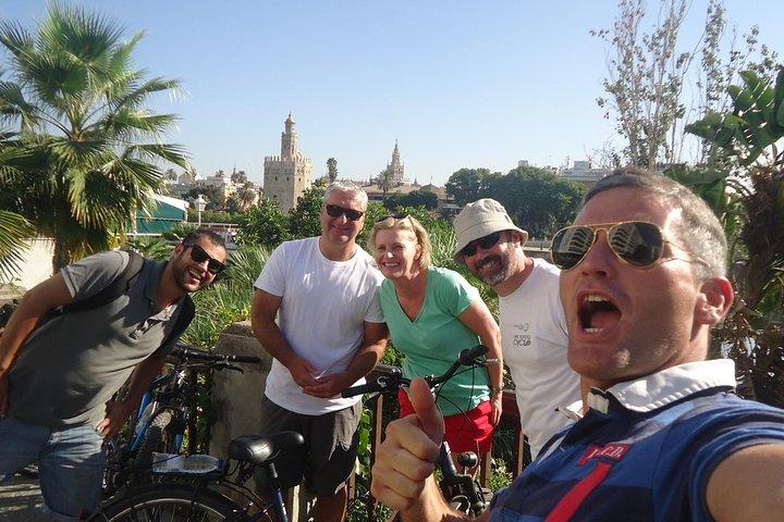 Geleide elektrische fietstocht in Sevilla