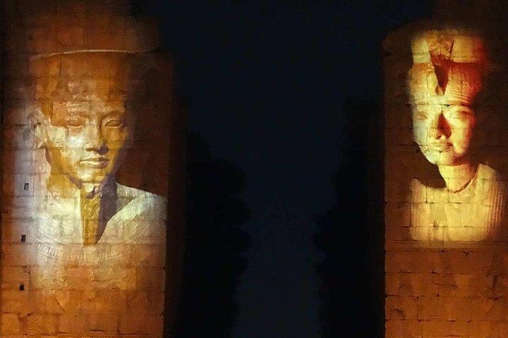 Buchen Sie online eine Ton- und Lichtshow im Karnak-Tempel in Luxor