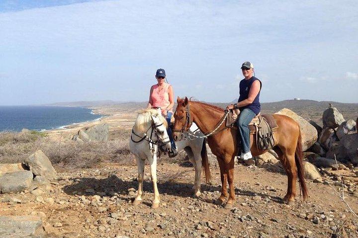 Passeggiata a cavallo al tramonto ad Aruba