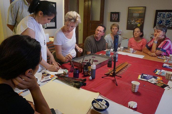 Art of Turkish 'Ebru' Marbling Workshop in Istanbul