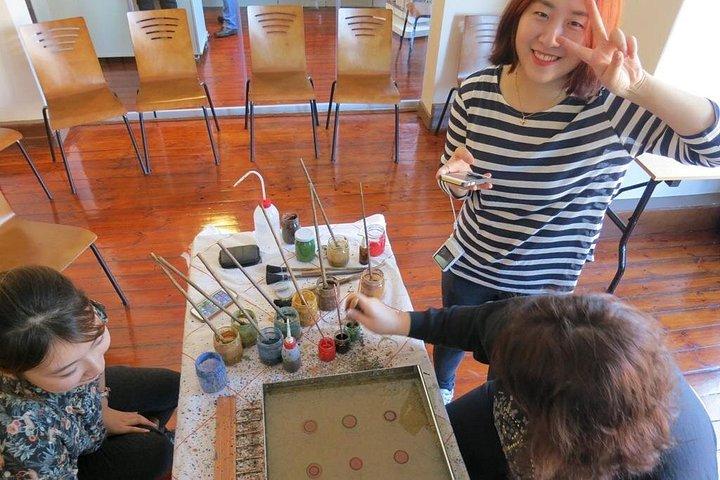 Art of Turkish 'Ebru' Marbling Workshop in Istanbul