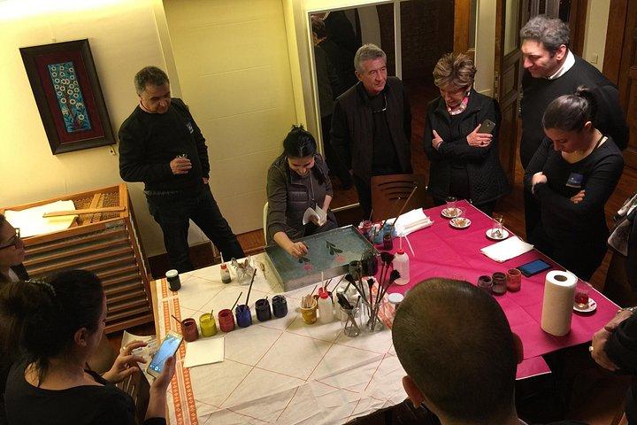 Art of Turkish 'Ebru' Marbling Workshop in Istanbul