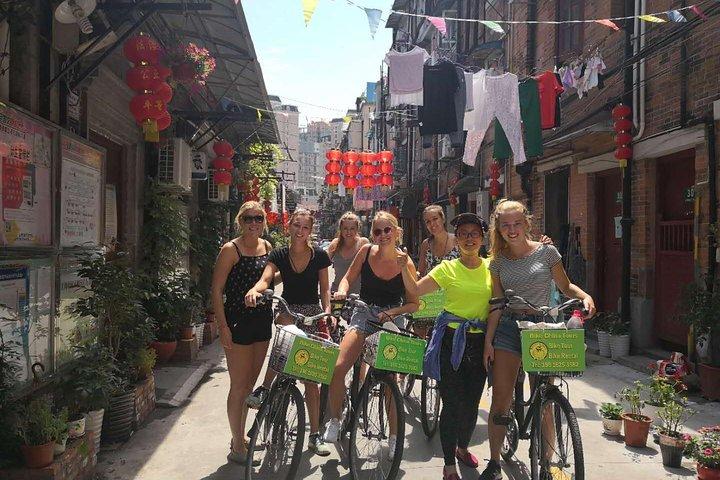 Shanghai Hoogtepunten: Halve Dag E-Bike Tour & Culinaire Ervaring