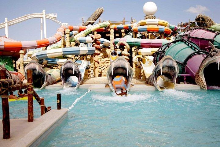 Full Day Abu Dhabi City Tour & Yas Water World Entry ticket with Transfers