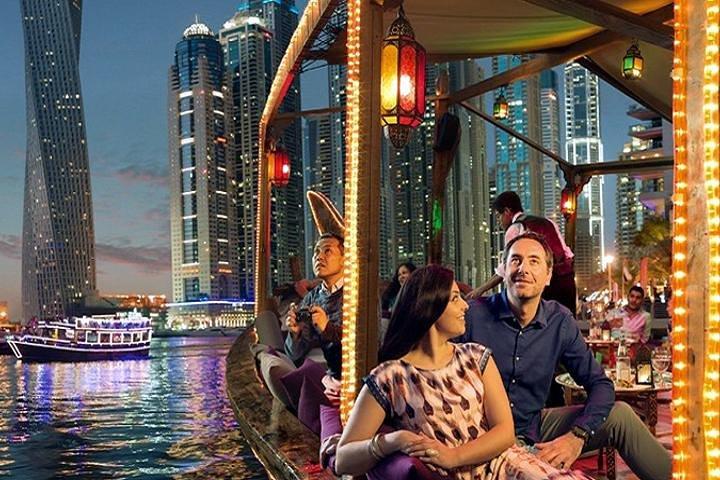 Cena alla Marina di Dubai
